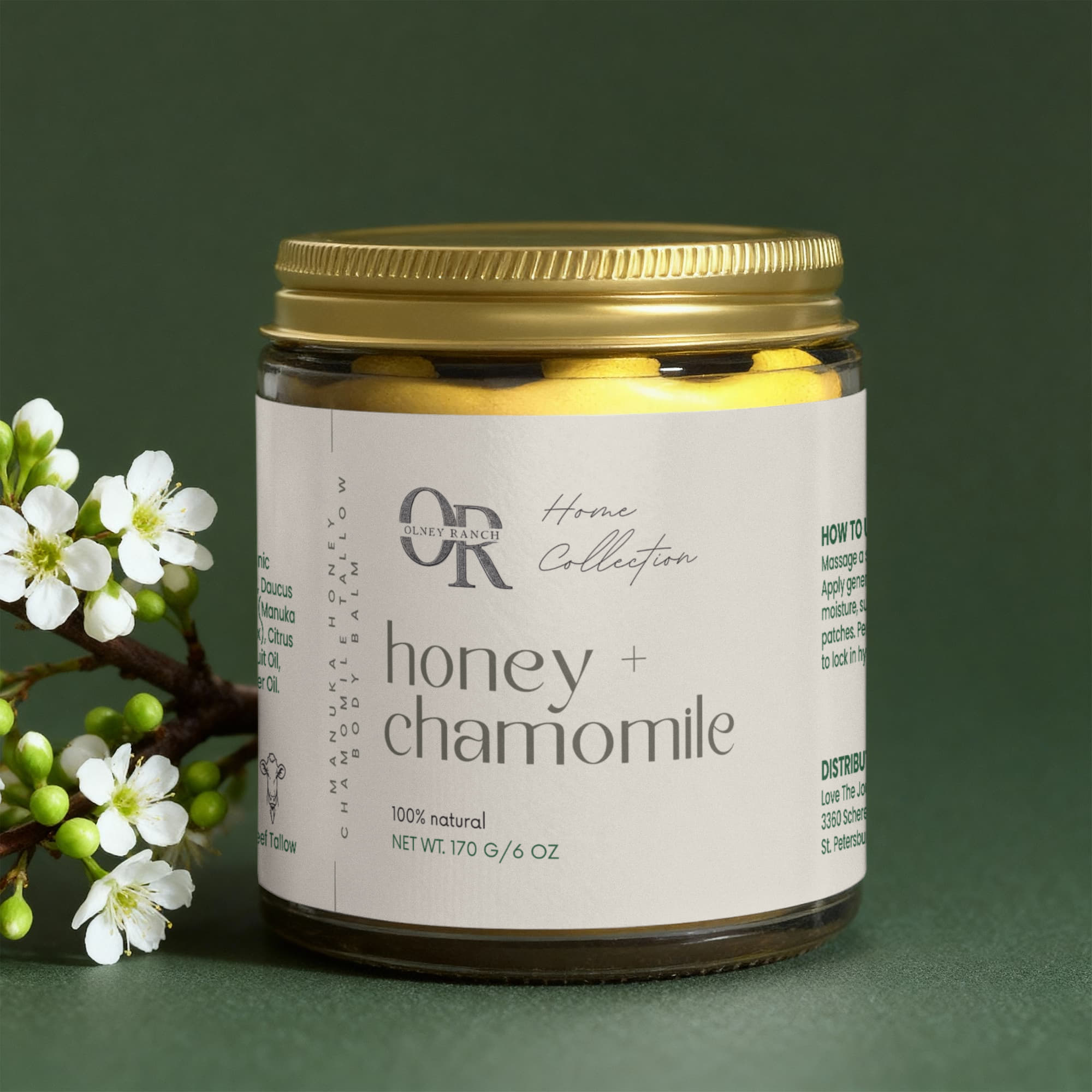 Manuka Honey Chamomile Tallow Body Balm